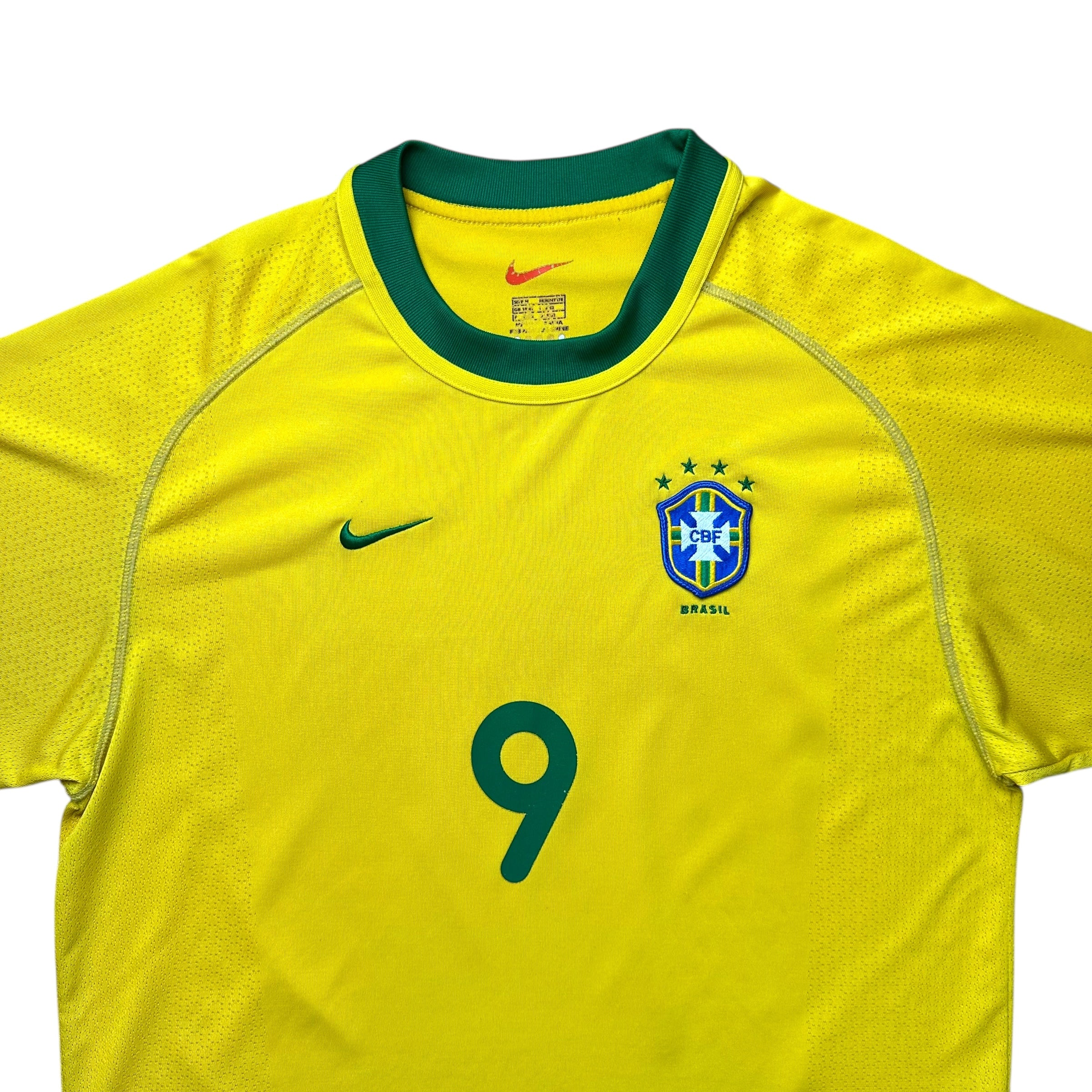 Brazil 2000 Home Shirt (M) Ronaldo #9